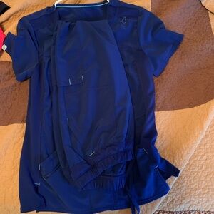 Light Blue Scrub Set